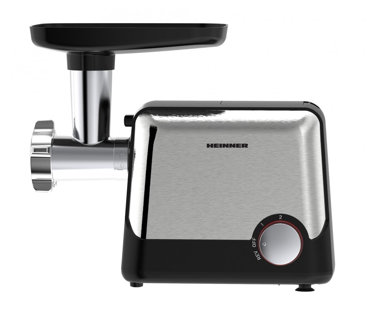 Mașină Tocat Heinner 2100W DualSteel - 1.8kg/min, Inox - imagine 2
