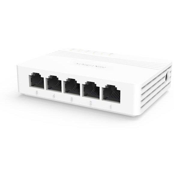 Switch Hikvision DS-3E0505D-E, 5 porturi Gigabit