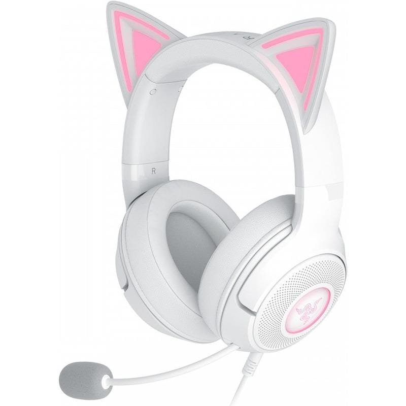 Căști Gaming Razer Kraken Kitty V2 USB-A Alb - RGB - imagine 2
