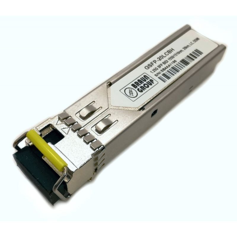 Modul SFP BiDi Braun 1.25G 20km LC