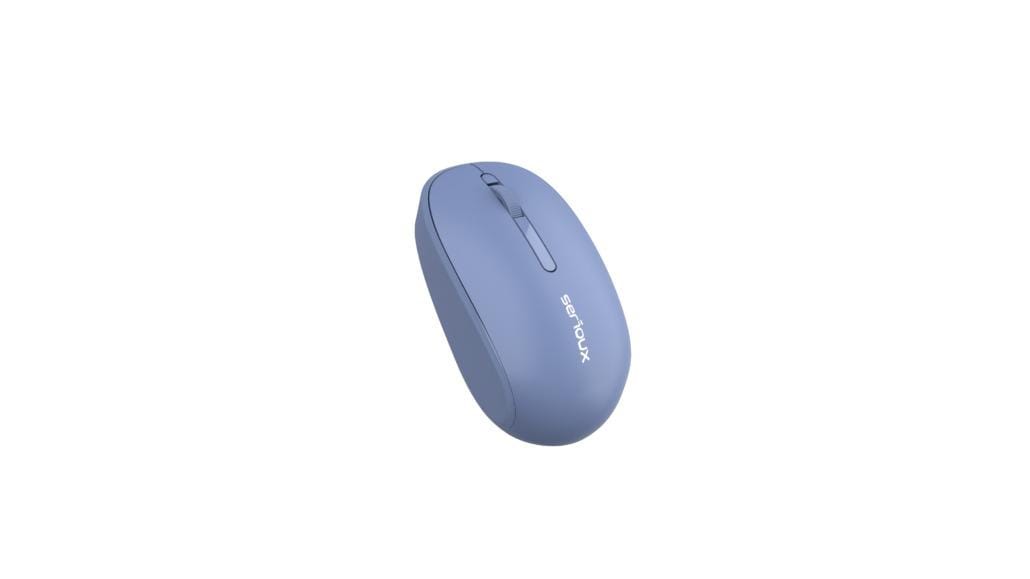 Mouse Wireless Serioux Spark 215 Albastru - Click Silentios - imagine 5