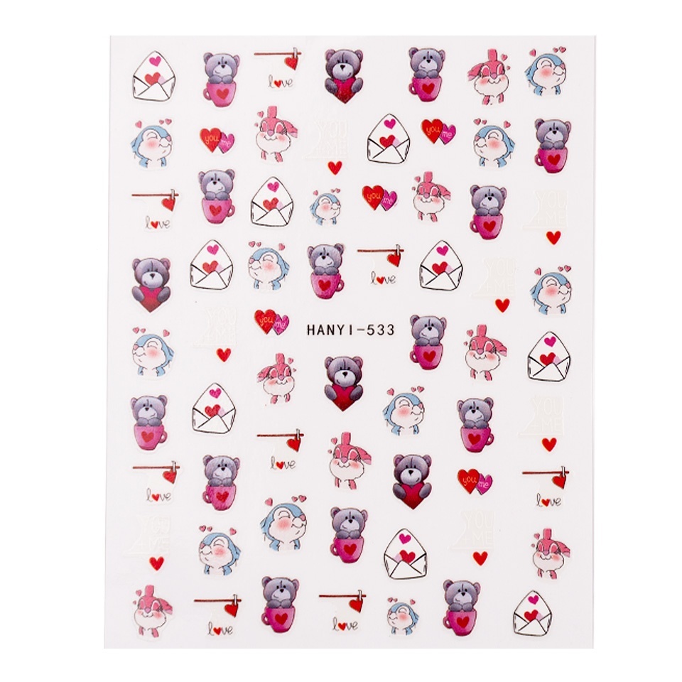 Abtibild Unghii SensoPRO Milano Teddy Romance