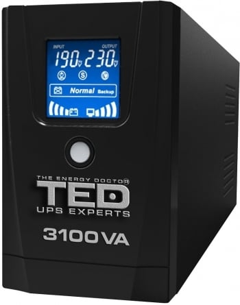 UPS 3100VA TED Electric - Protecție Avansată