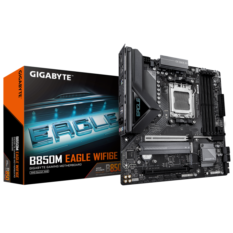 Placă de bază GIGABYTE B850M EAGLE WIFI6E | AMD AM5, DDR5