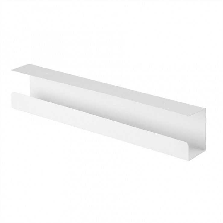Organizator Cabluri Sub Birou Value, Alb