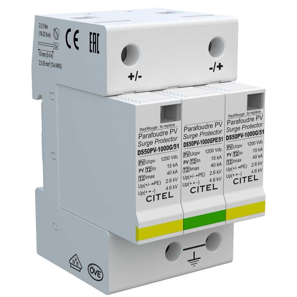 Descarcator SPD Citel DC 1200V 15kA