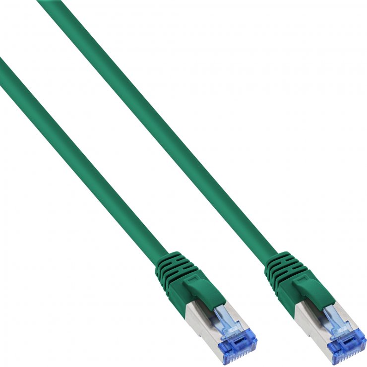 Cablu Patch Cord Cat.6A 0.25m Verde InLine