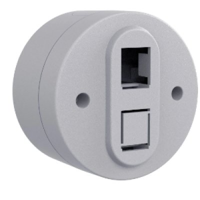 Priza Date Ovivo xOne OV00909, IP54, montaj aparent, gri