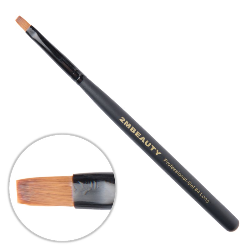 Pensula Gel 2M Black Beauty Long nr. 4 - Nailshop