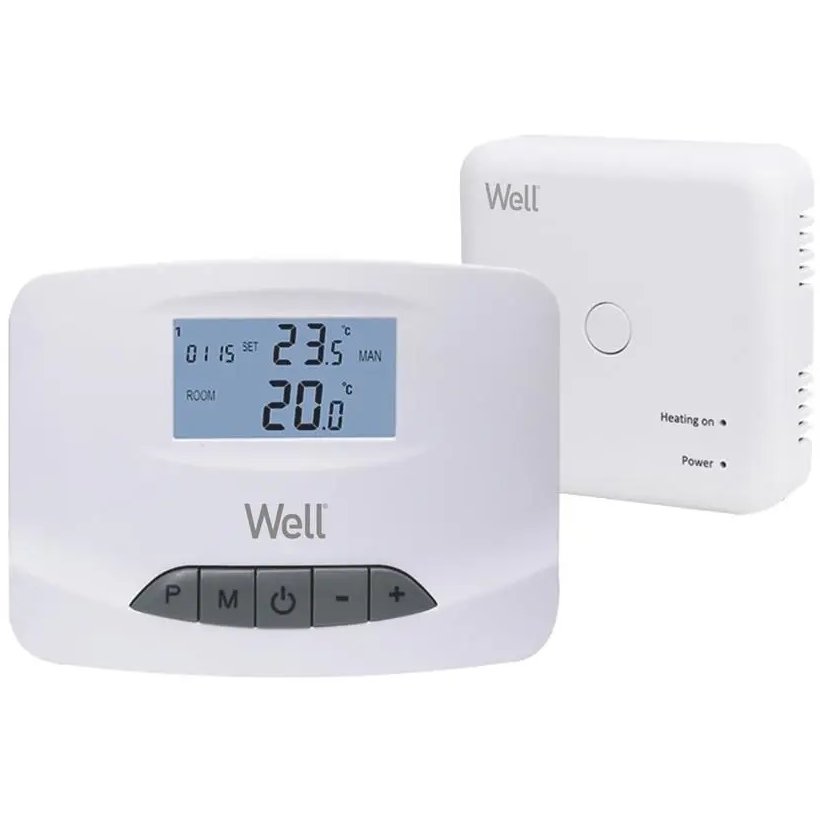 Termostat Wireless Programabil Well, Control Digital Precis