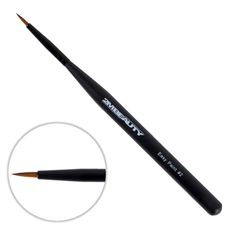 Pensula Nail Art 2M Black Beauty Easy Paint 02