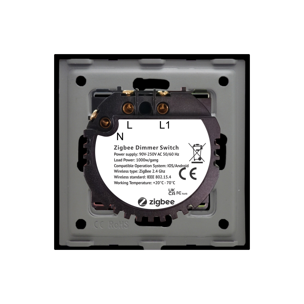 Intrerupator Touch LUXION cu Variator Zigbee - imagine 8
