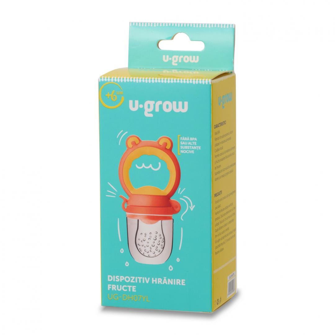 Suzeta Fructe și Legume U-Grow UG-DH07YL - Silicone Moale - imagine 5