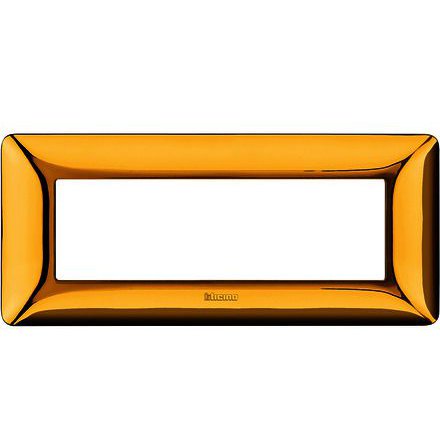 Rama Ornat 6M Auriu Lucios Matix Bticino - imagine 1