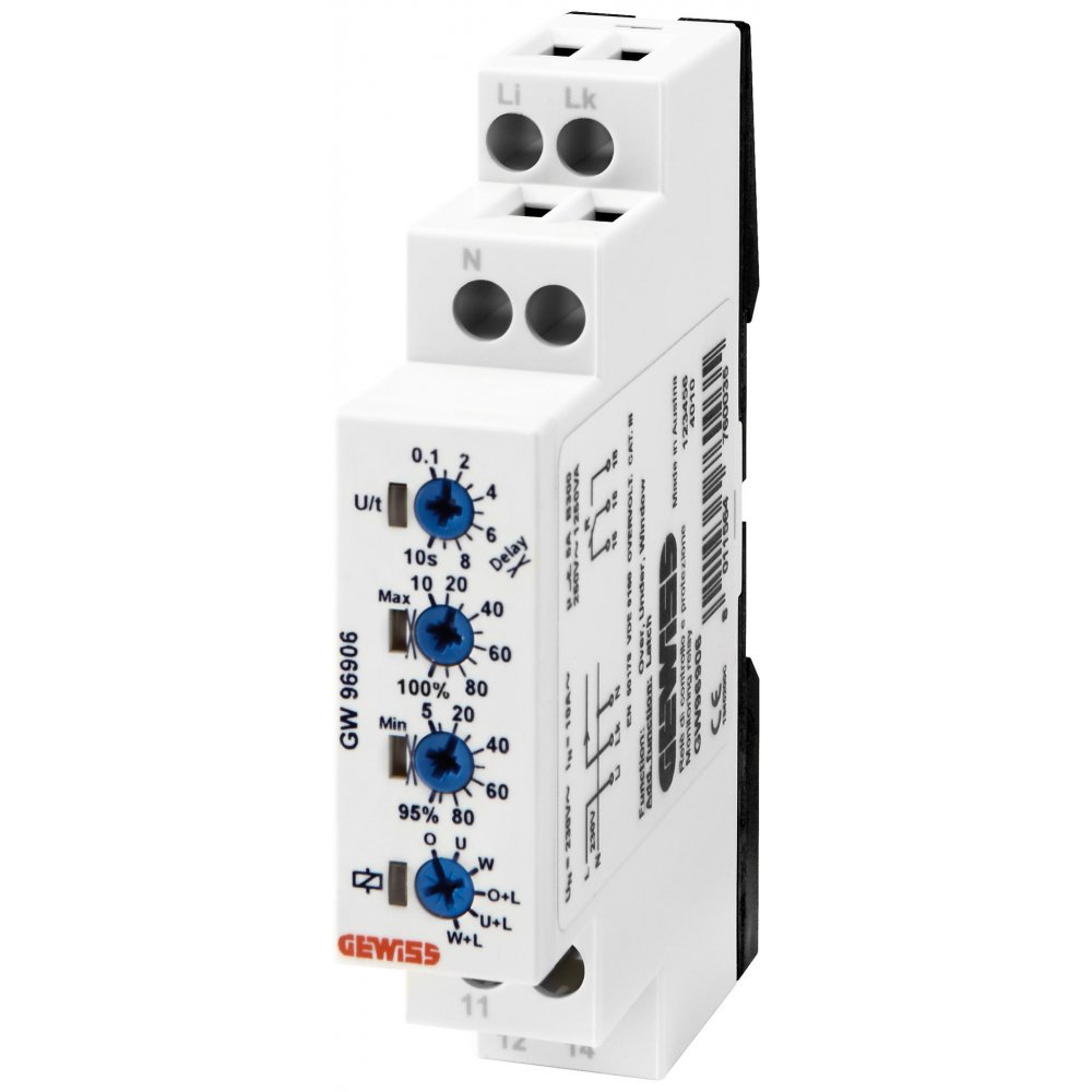 Releu Monitorizare 230V Monofazat Gewiss GW96906