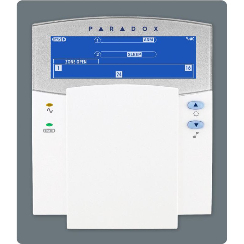 Tastatură LCD 32 Zone Paradox K35 | Display Pictograme