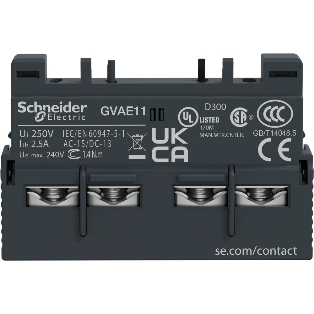 Contact Auxiliar Schneider TeSys GVAE11 N/O N/C TOP