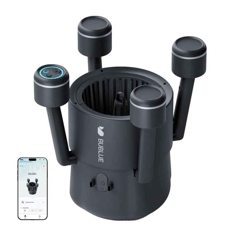 Robot curatare piscine BUBLUE F10 wireless, piscine pana la 50 m²