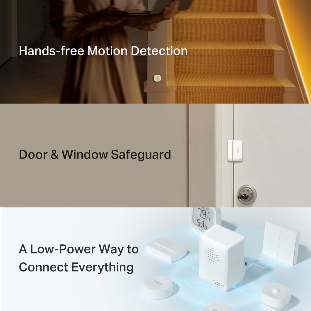 Kit Senzori TP-Link Tapo T30 cu Hub IoT și Chime - imagine 12