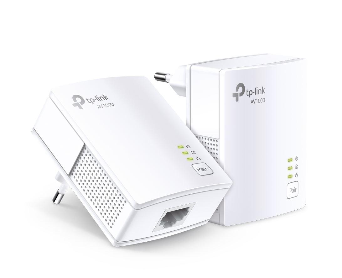 Kit Powerline TP-Link TL-PA7017P AV1000 Gigabit cu Priză