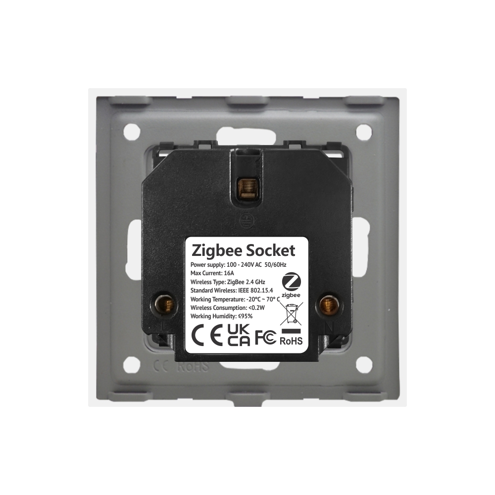 Priză Inteligentă Luxion Zigbee cu Ramă Sticlă - imagine 13