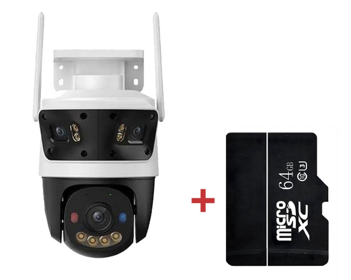 Kit Imou Cruiser Triple 11MP + Card 64GB