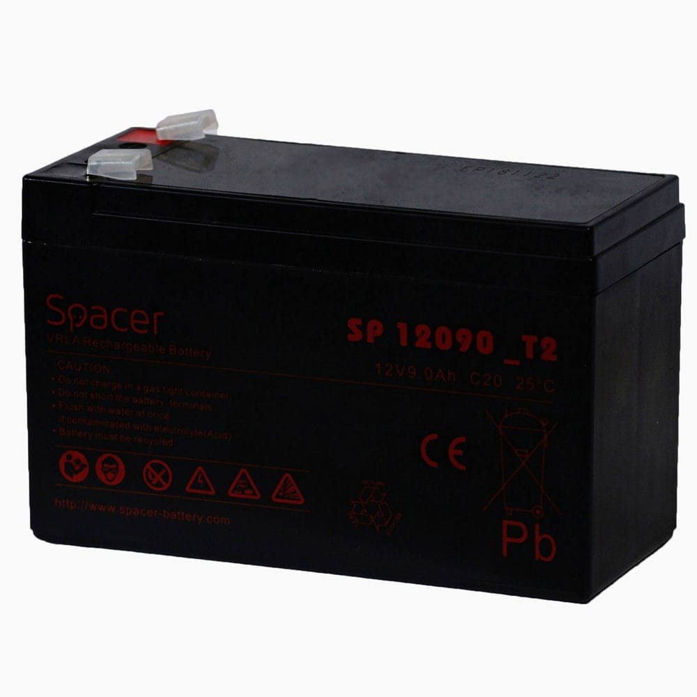 Acumulator UPS Spacer 12V 9Ah F2 - imagine 2