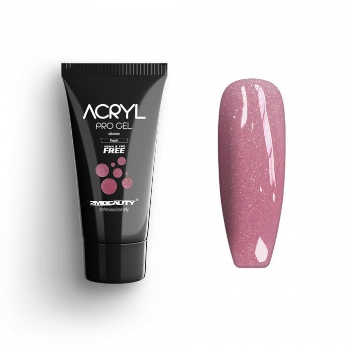 Acryl Pro Gel 2M Hema Free Shimmer Flesh