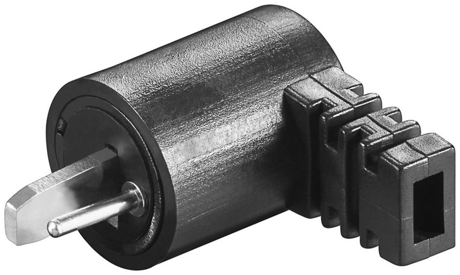 Conector difuzor 90° Goobay G11242, negru