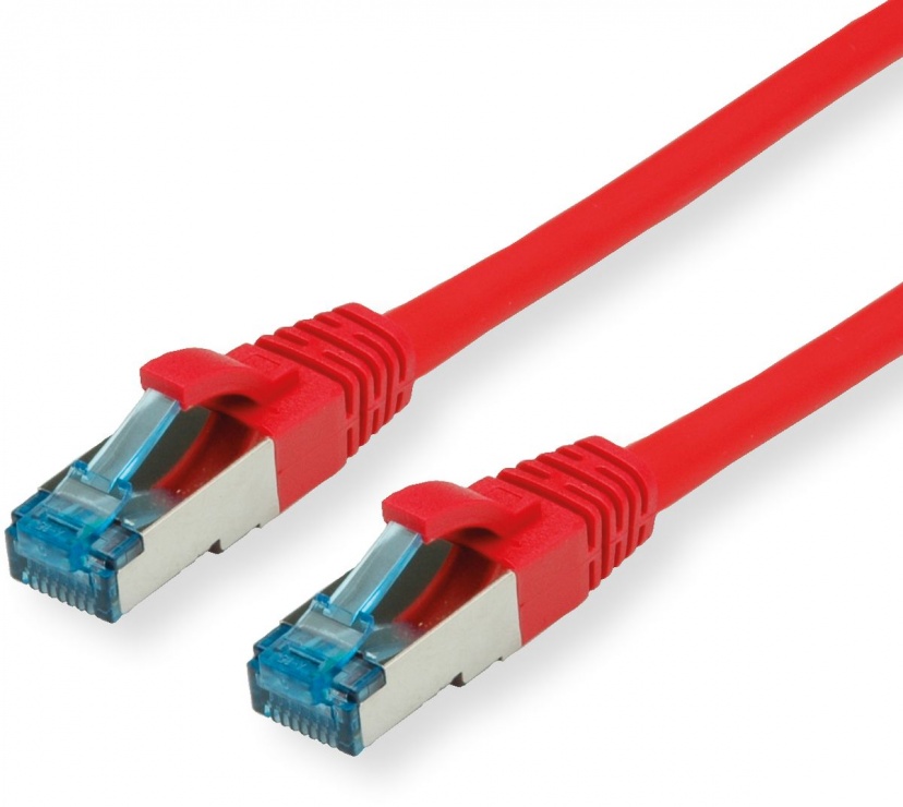 Cablu Retea S-FTP Cat 6A Rosu 10m Value
