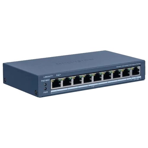 Switch Hikvision DS-3E1309P-EI-M, 8 Porturi PoE, Management