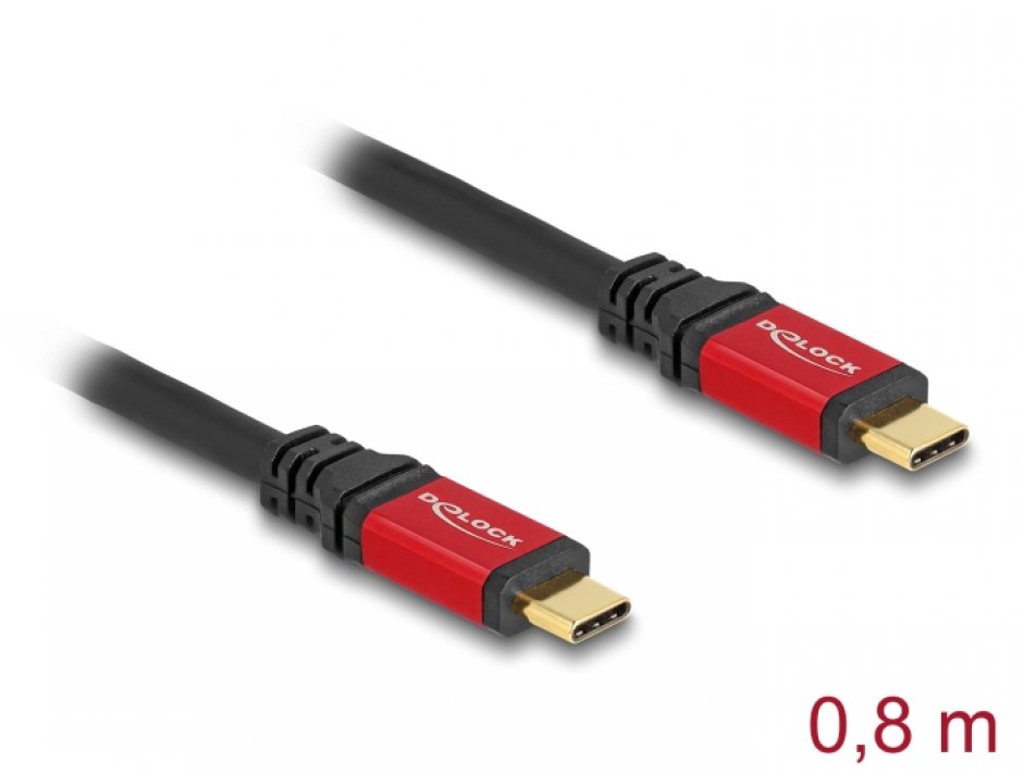 Cablu USB 3.2 Type-C Delock 100W PD, 20Gbps