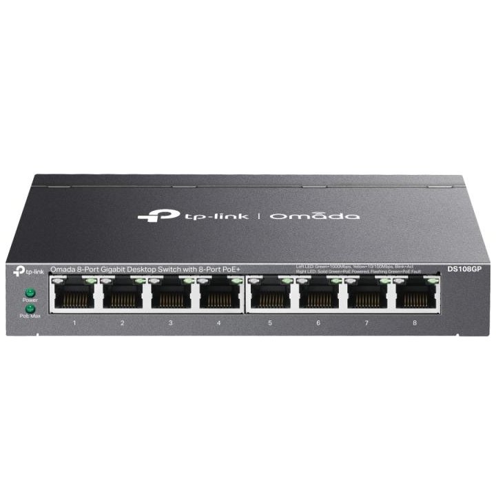 TP-Link DS108GP Switch 8-Port Gigabit, Omada