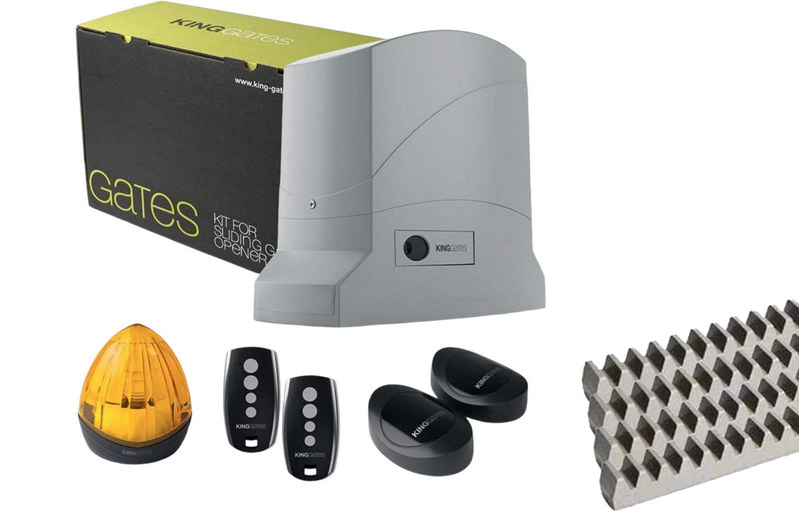 King Gates Kit Automatizare Poartă 600kg Uz Intens - imagine 2