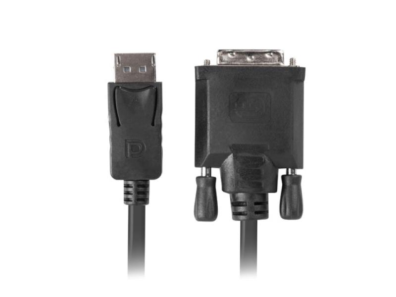 Cablu DisplayPort - DVI-D Dual Link 1.8m Lanberg