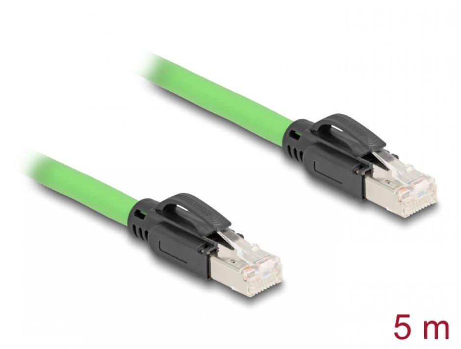 Cablu Industrial Delock 5m RJ45 Cat.6A TPU