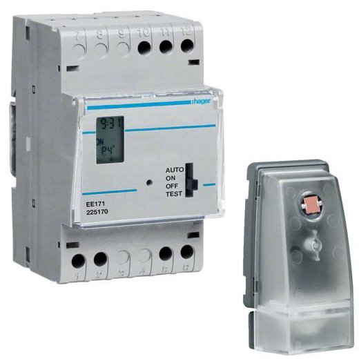 Intrerupator Crepuscular Hager EE171 cu Programator
