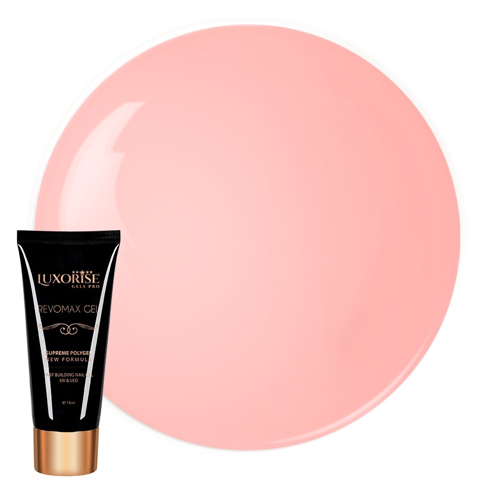 Polygel Luxorise Naked Ruby 15ml - Construcție Unghii