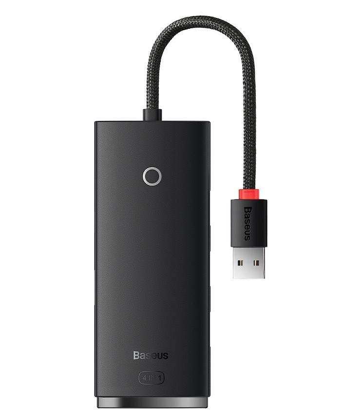 Hub extern BASEUS Lite USB 3.0 1m Negru