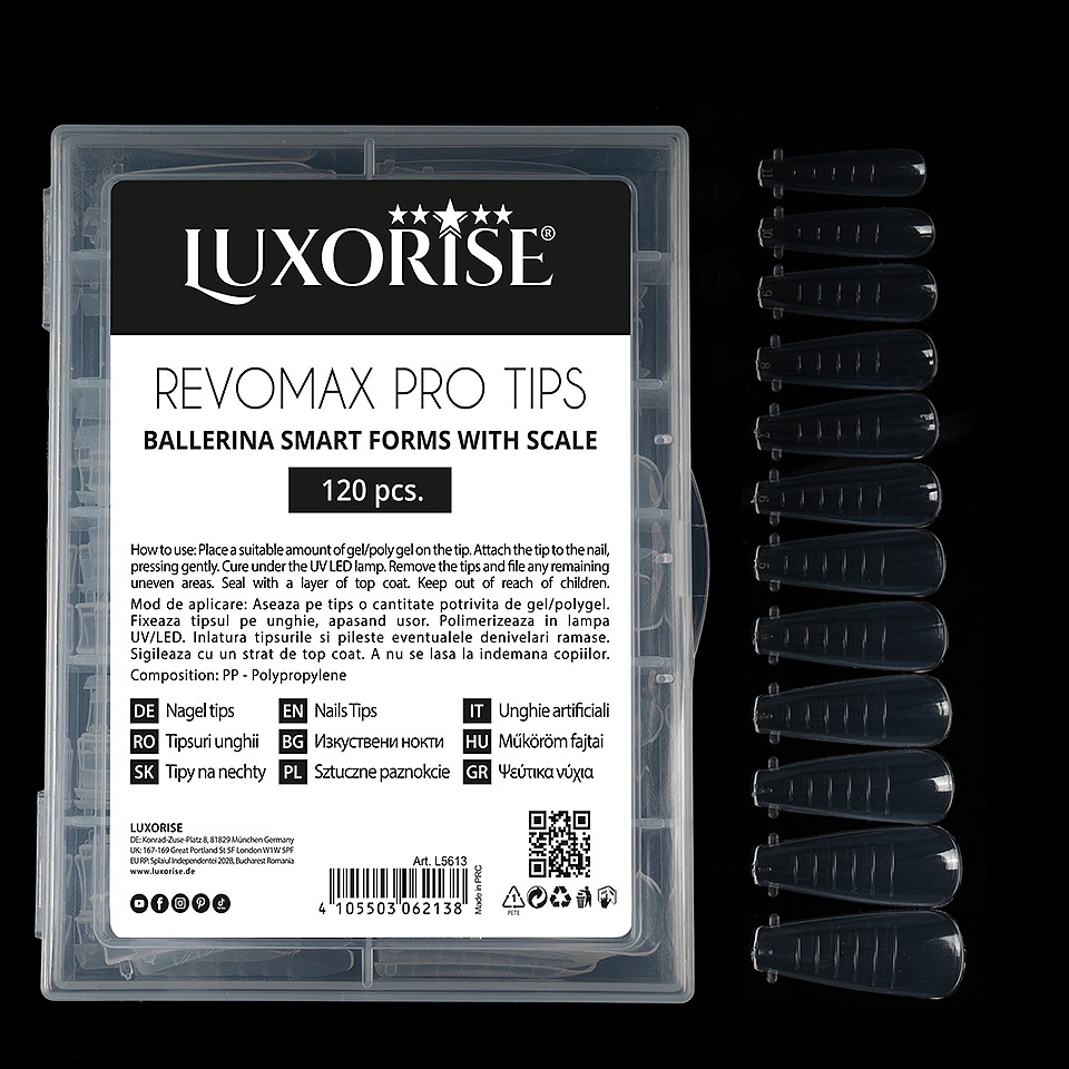 Tipsuri Polygel Reutilizabile Luxorise Ballerina 120 Buc