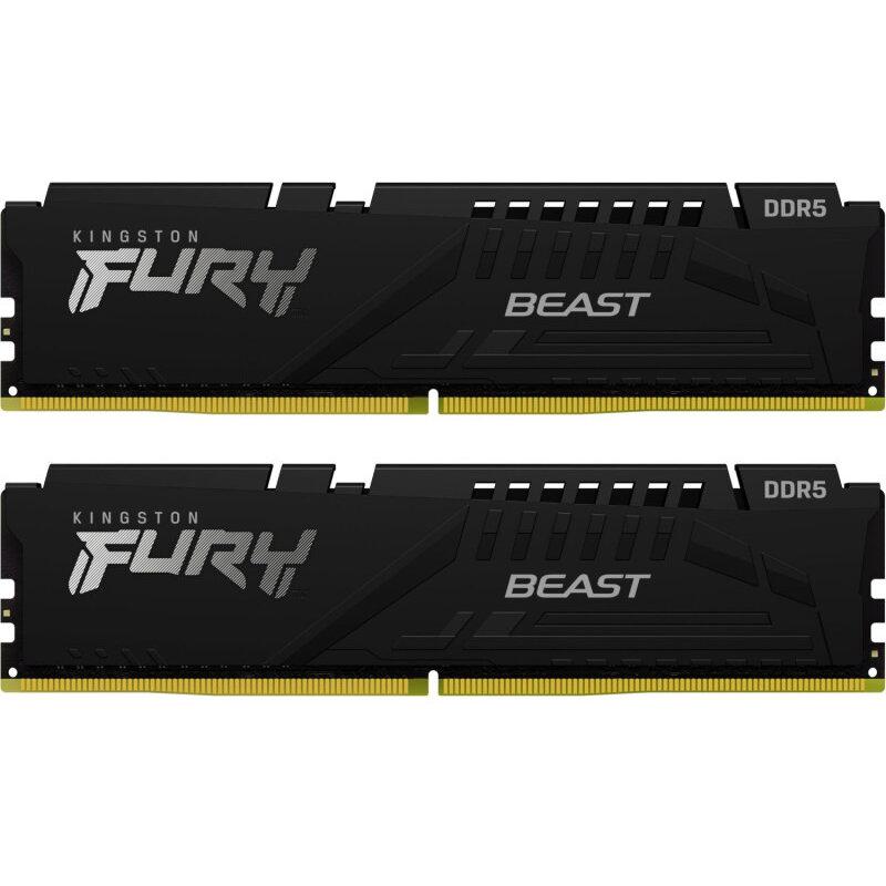 Kingston DDR5 32GB 6000MHz CL32 Dual Kit Fury Beast Black