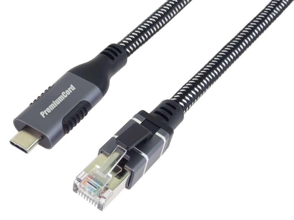 Cablu USB 3.1 Type C la RJ45 LAN Gigabit 3m