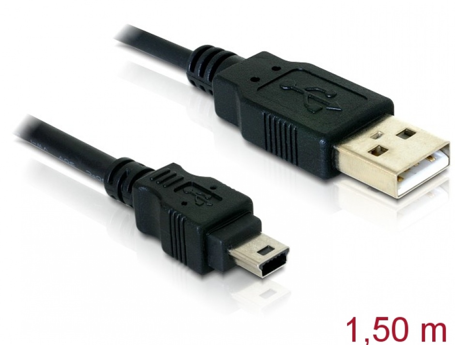 Cablu USB 2.0 la Mini-B 1.5m Delock