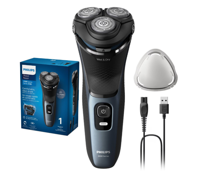 Aparat de Ras Philips S3144/00 Seria 3000 - Fara Fir, Umed si Uscat