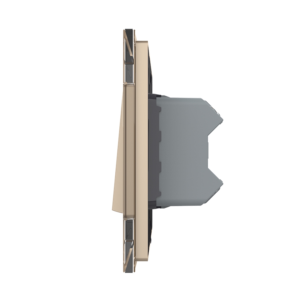 Intrerupator Dublu Mecanic LIVOLO Sticla - imagine 11