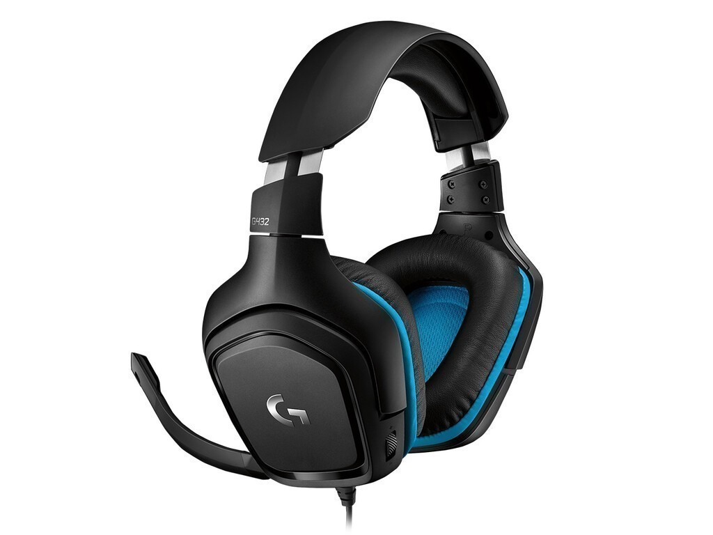 Casti Gaming Logitech G432, Surround 7.1, USB, Negru