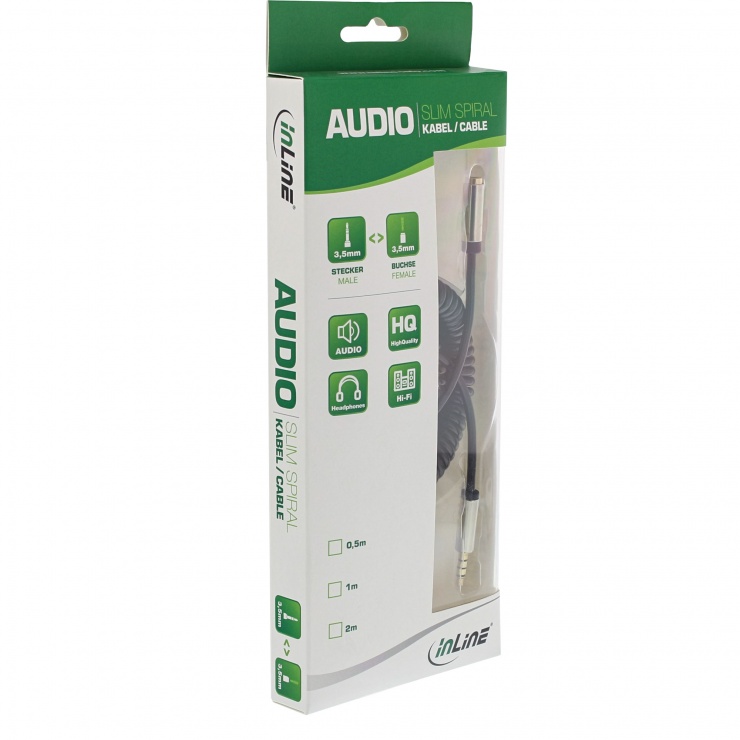 Cablu Audio Jack 3.5mm InLine, 1m