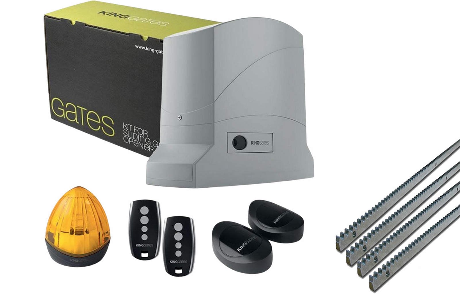 King Gates Kit Automatizare Poartă 600kg Uz Intens