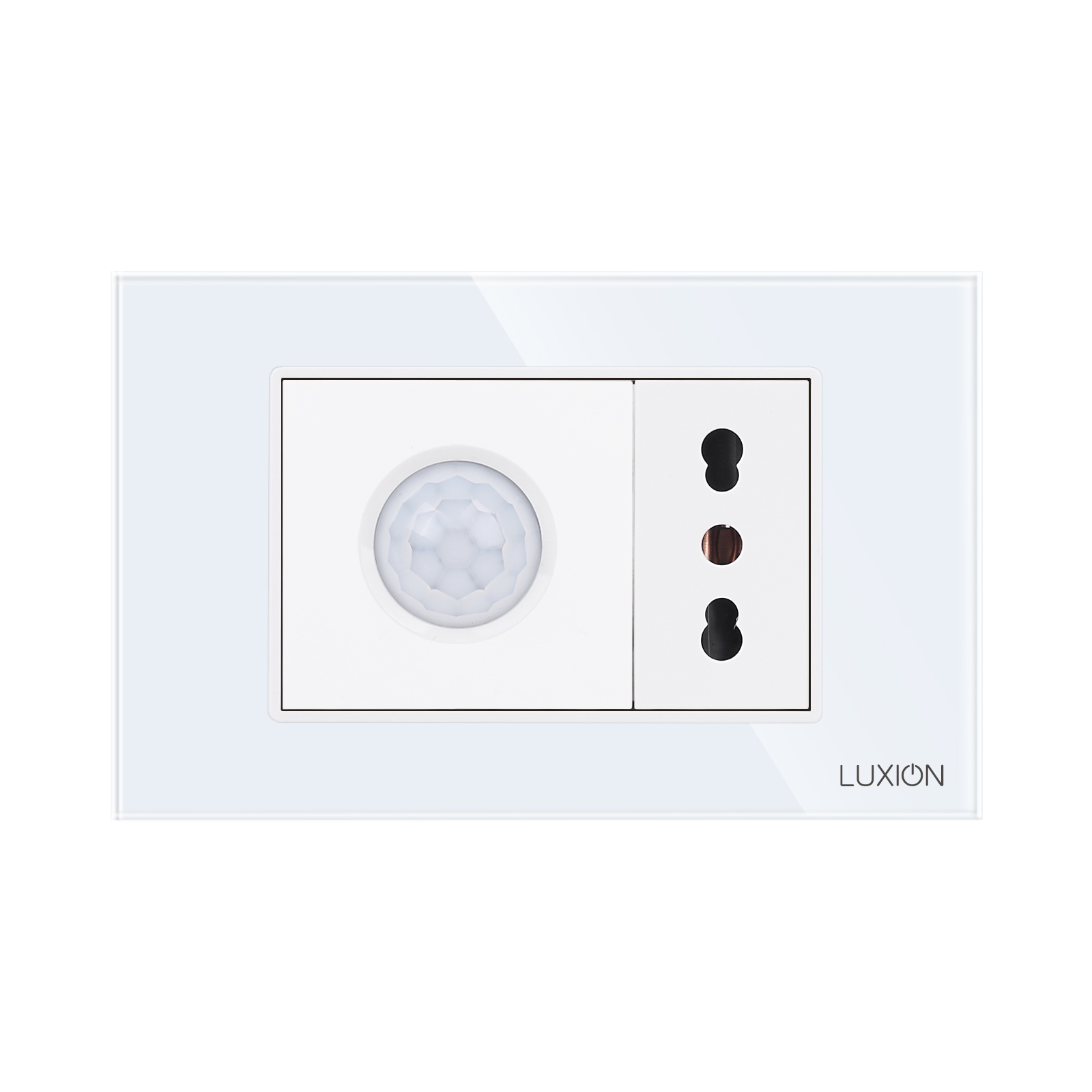 Senzor Miscare 2M si Priza Ingusta LUXION, Rama Sticla, IP44 - imagine 2
