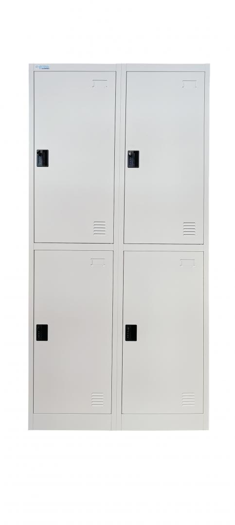 Vestiar Metal 4 Uși | Mobilier Depozitare Profesional - imagine 3